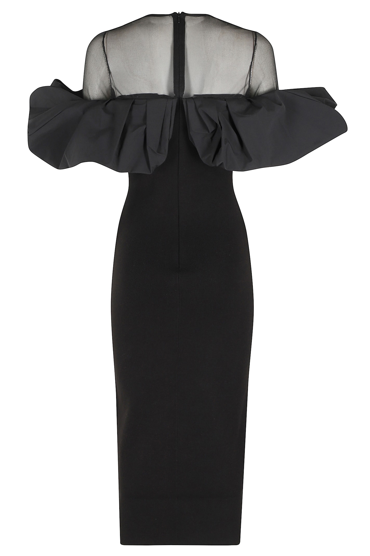 Essentiel Antwerp Fitted Knit Dress In Black