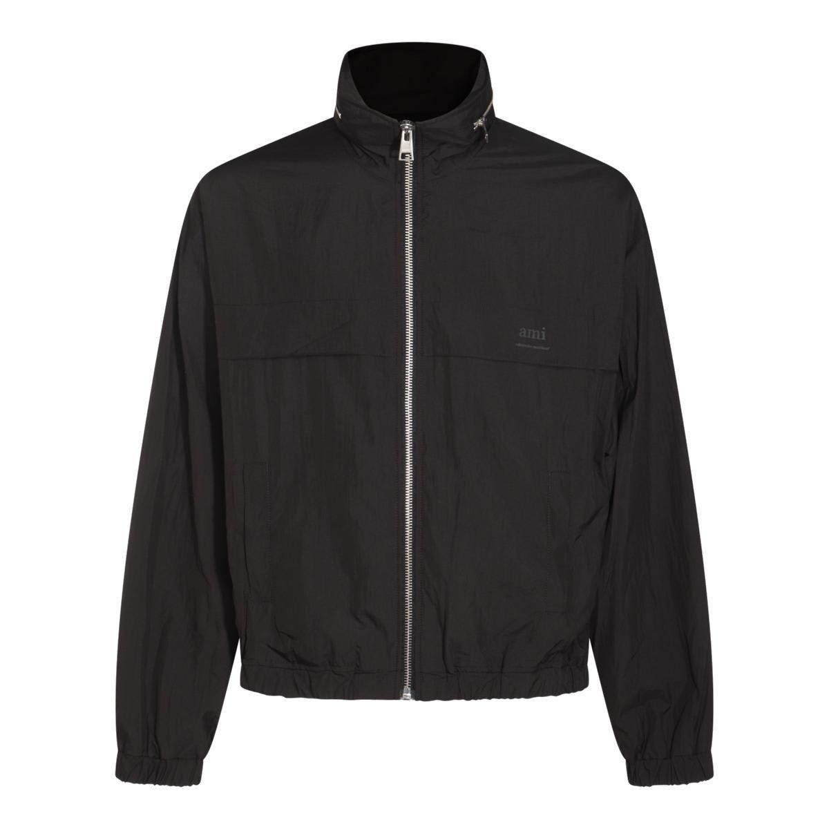 Shop Ami Alexandre Mattiussi Alexandre Mattiussi Windbreaker In Black