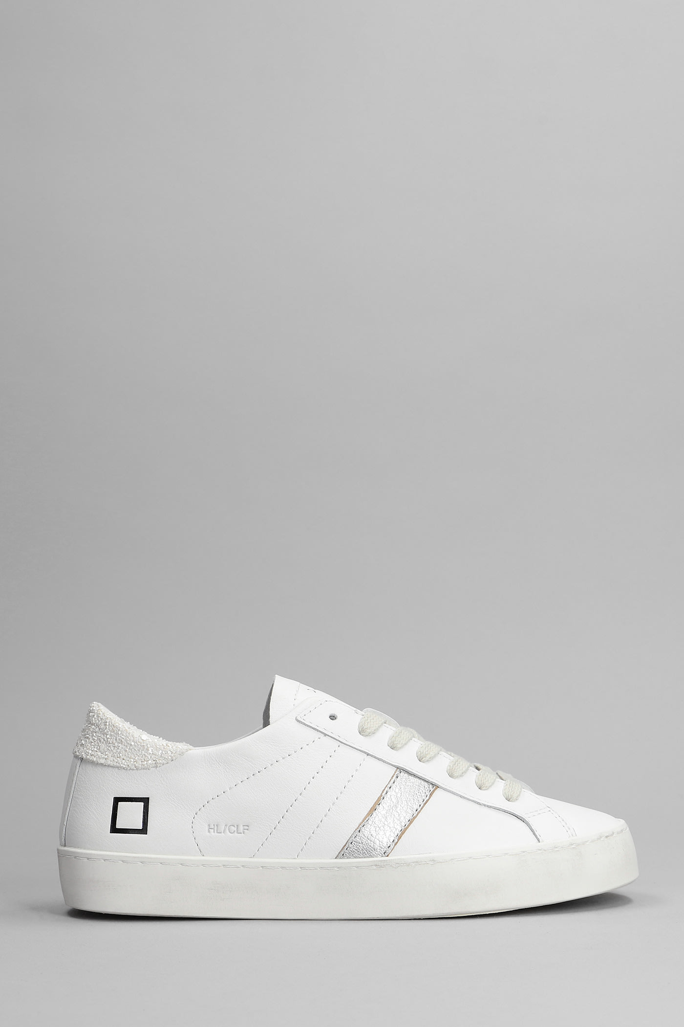 D.A.T.E. Hill Low Sneakers In White Leather D.A.T.E.