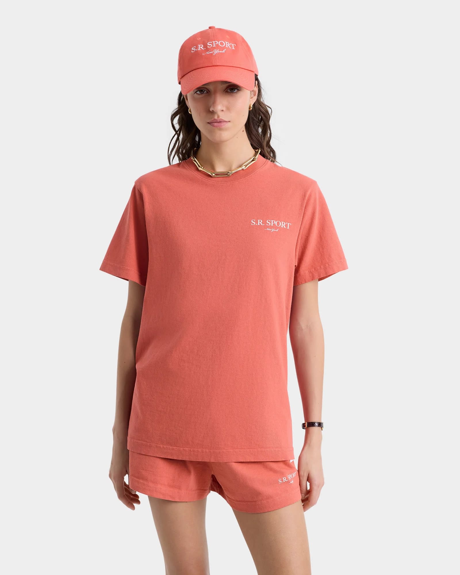 Sporty & Rich Wimbledon T-shirt In Orange