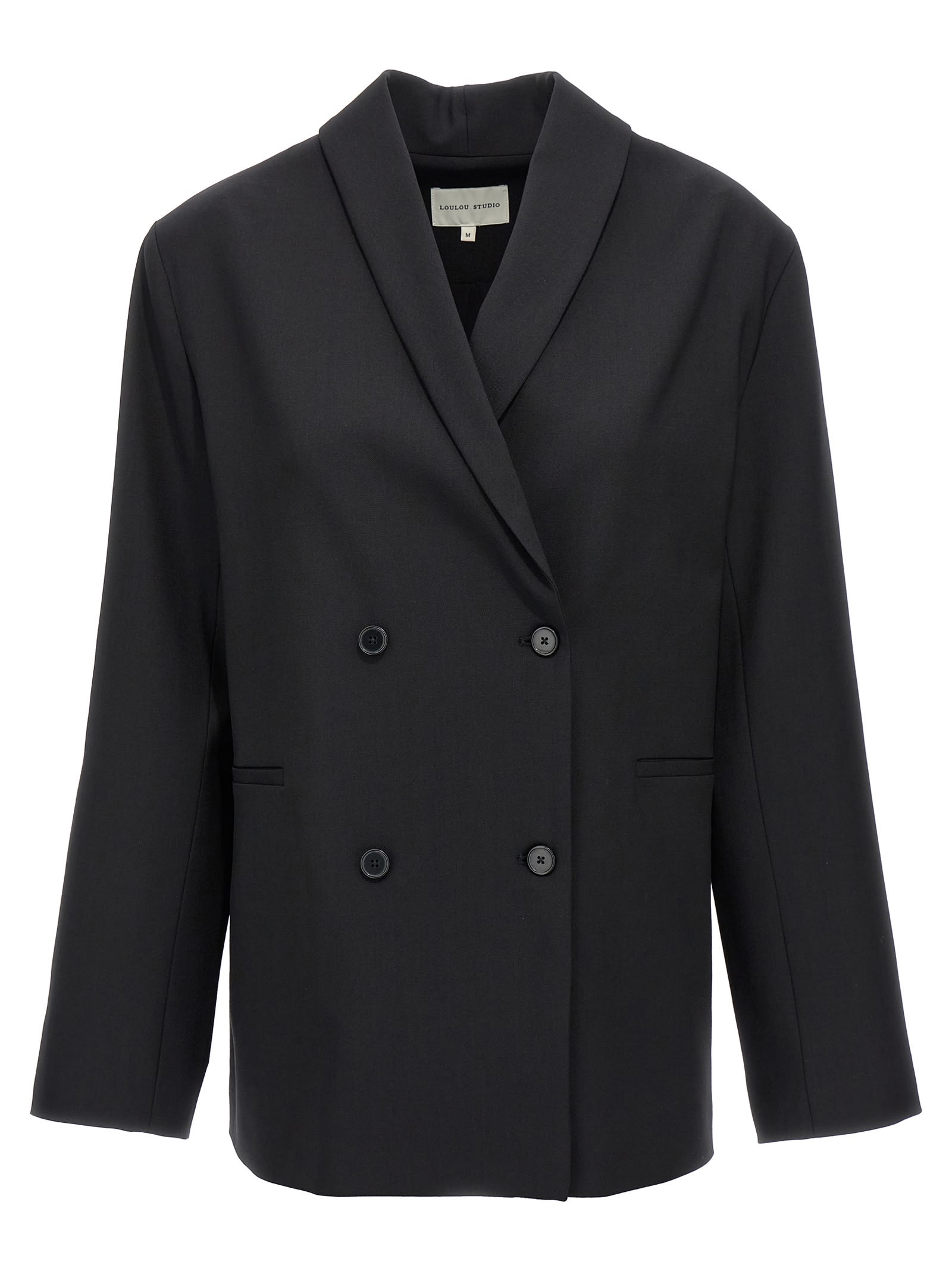 Shop Loulou Studio Sancia Blazer In Black