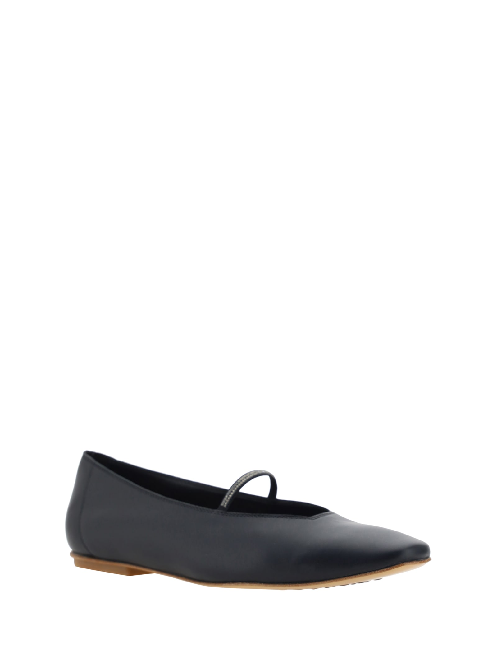 Shop Pedro Garcia Tila Ballerinas In Black