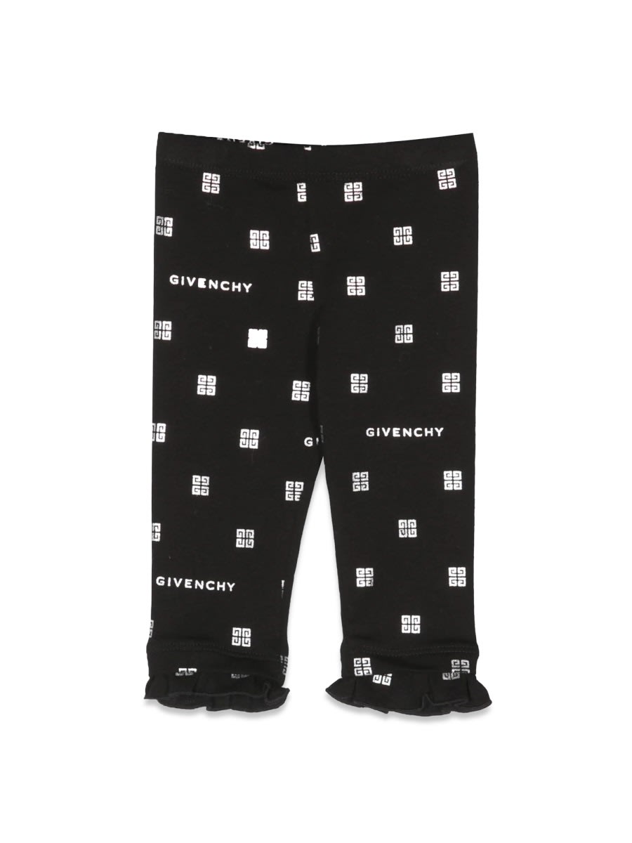 Givenchy Baby Girls Logo Leggings In Black