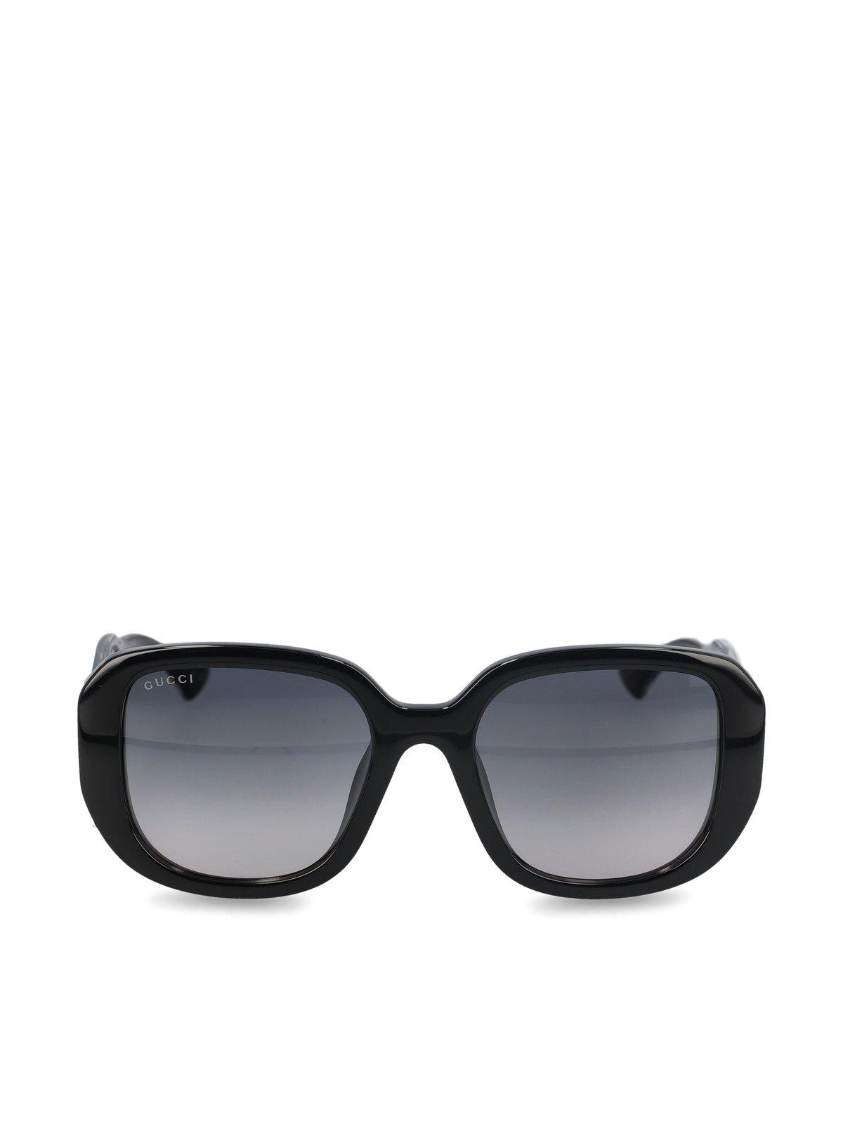Gucci Round Frame Sunglasses In Gray