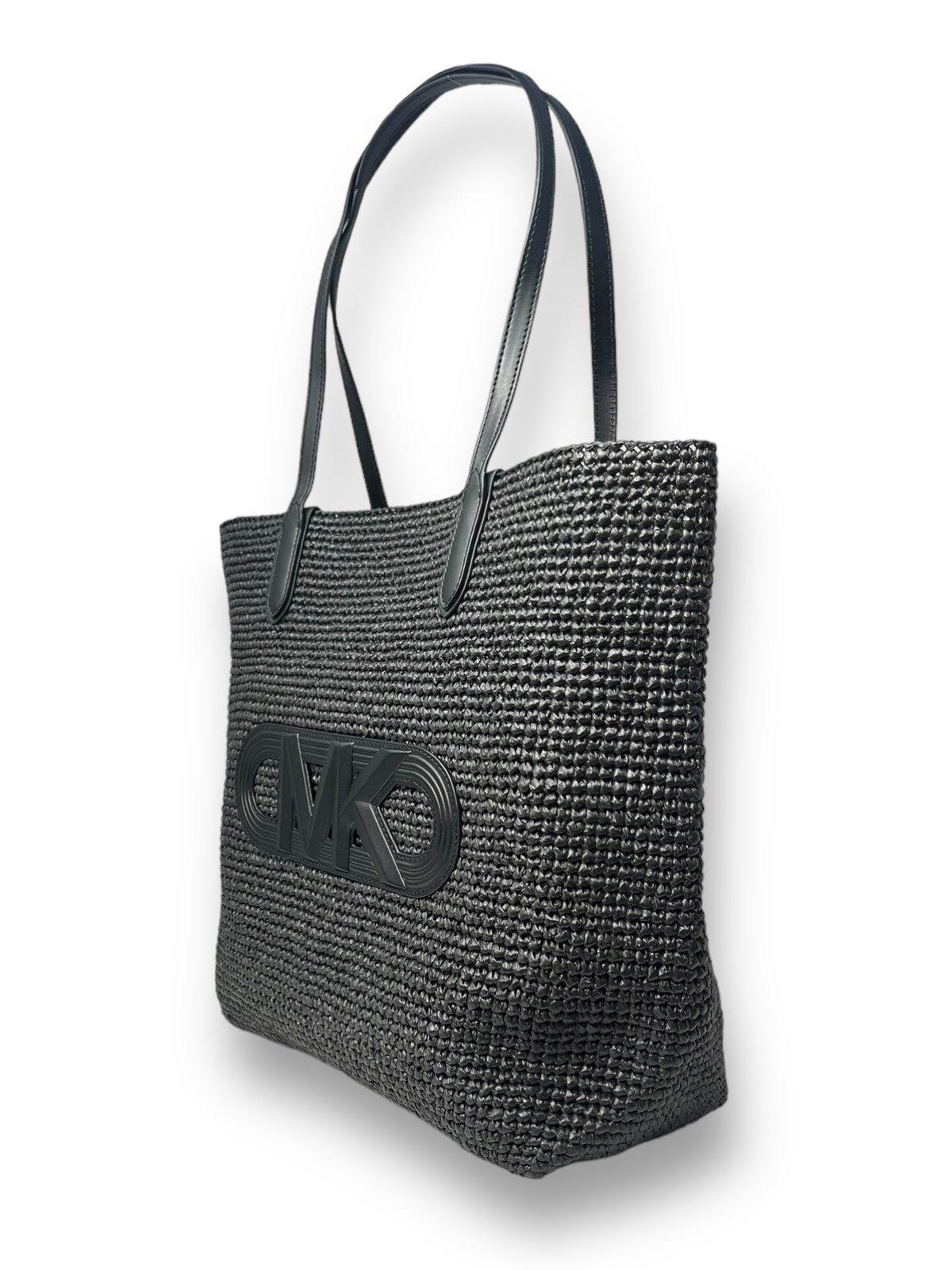 Shop Michael Kors Eliza Extra-large Empire Tote Bag  In Black