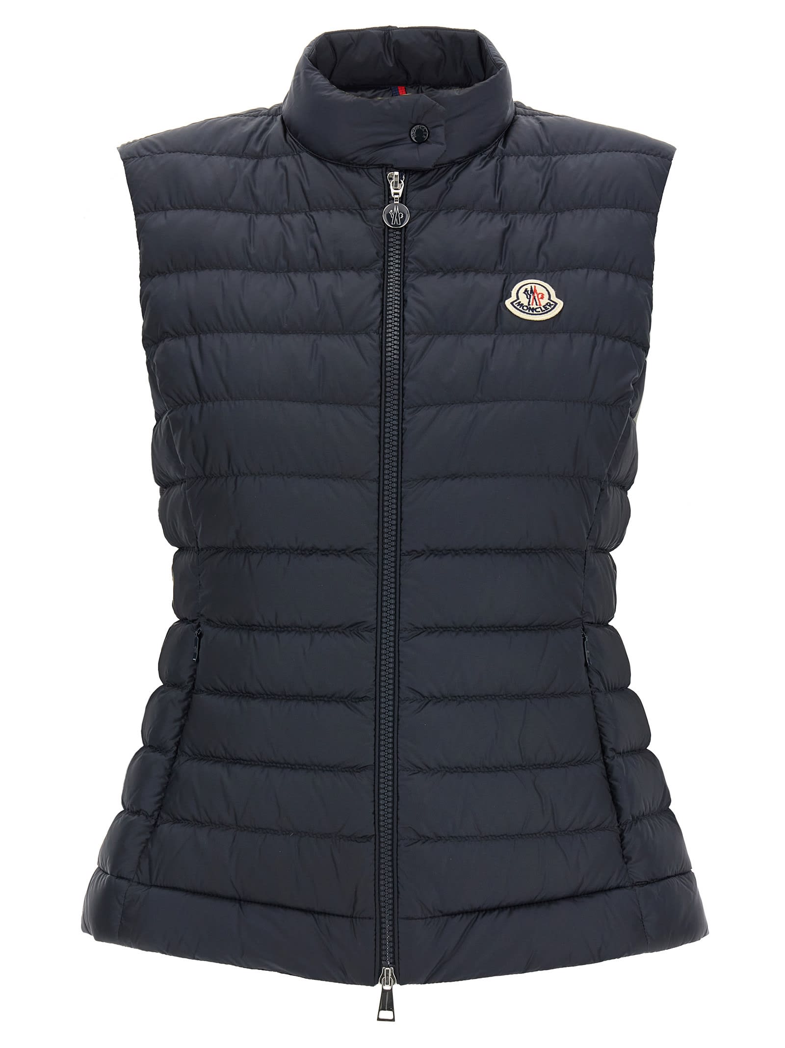 Moncler Igens Down Vest In Blue