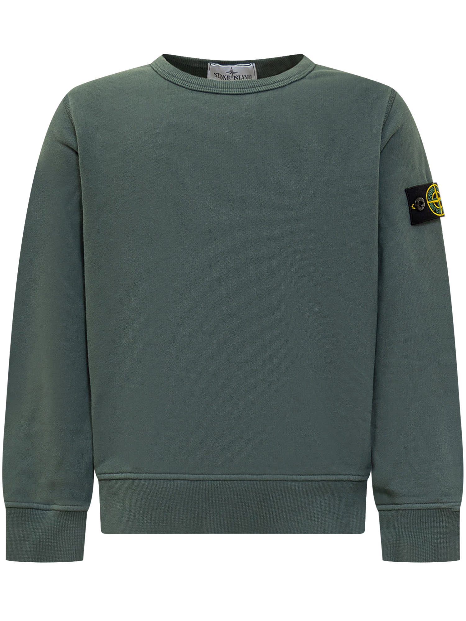 Shop Stone Island Junior Sweatshirt In Petrol