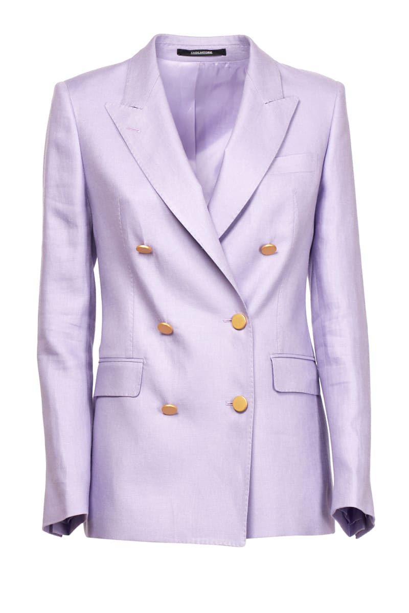 Tagliatore Double-breasted Linen Jacket