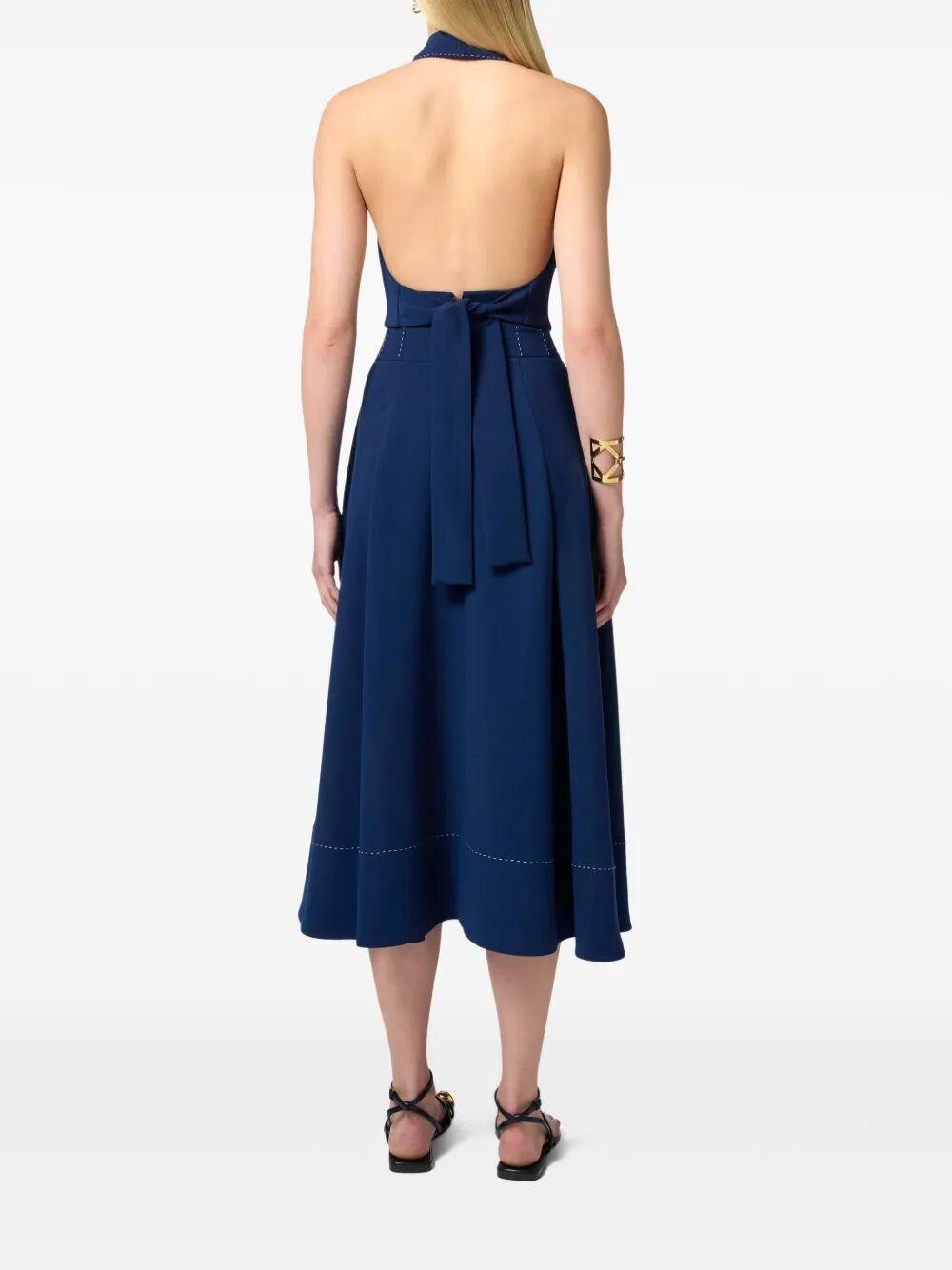 Elisabetta Franchi Flared Midi Skirt