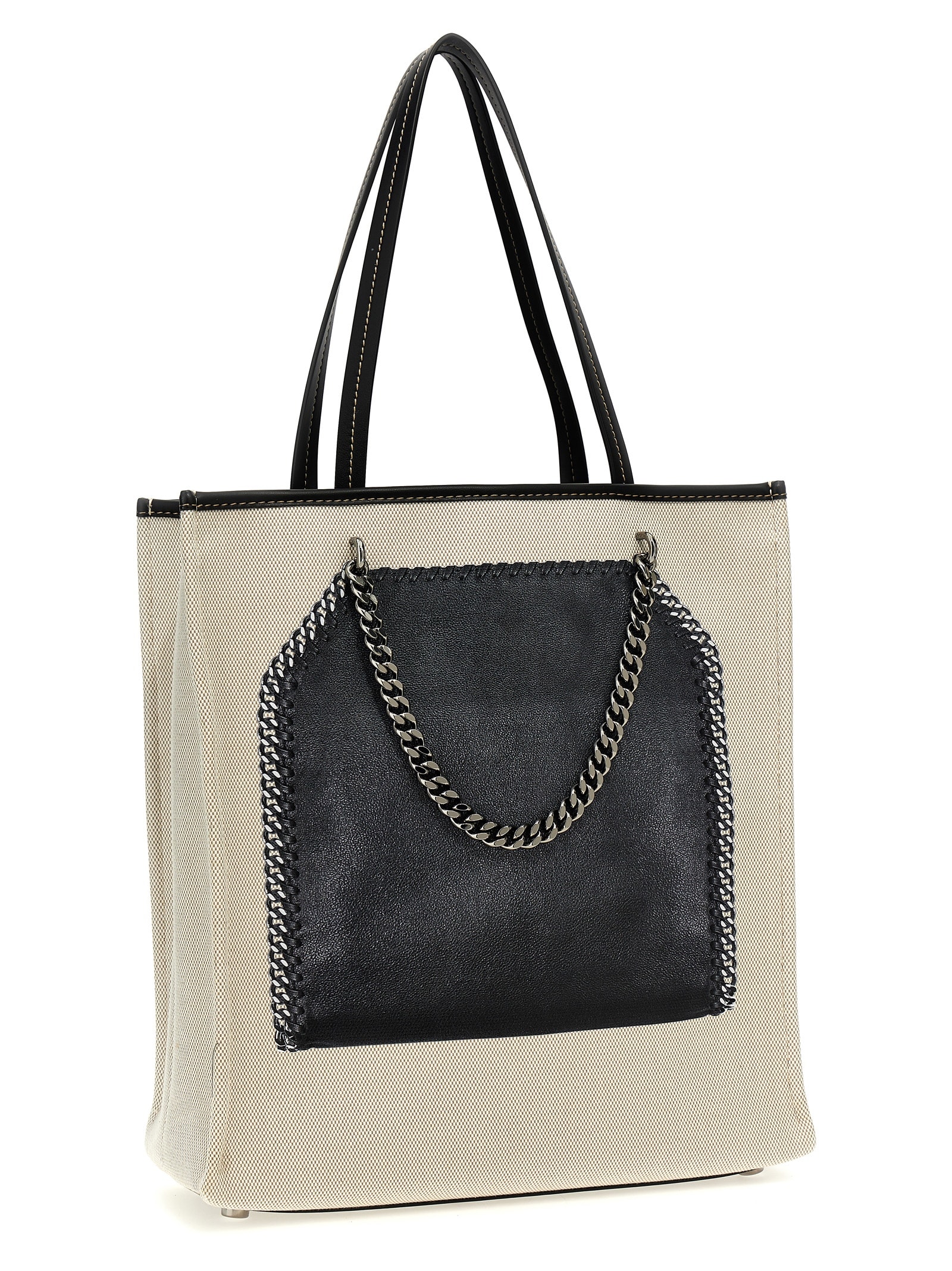 STELLA MCCARTNEY TROMPE LOEIL PRINT ON SHOPPING BAG