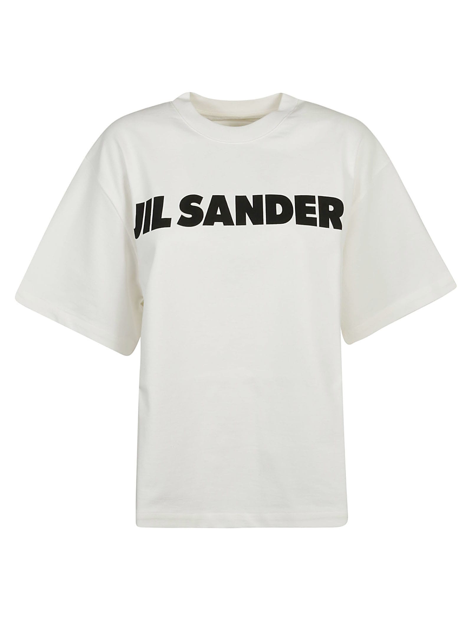 Jil Sander Logo Print Oversized T-shirt