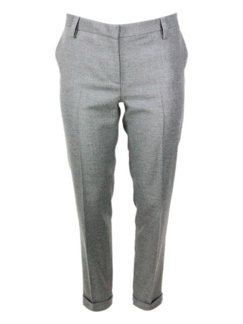 Shop Antonelli Pants In Grey