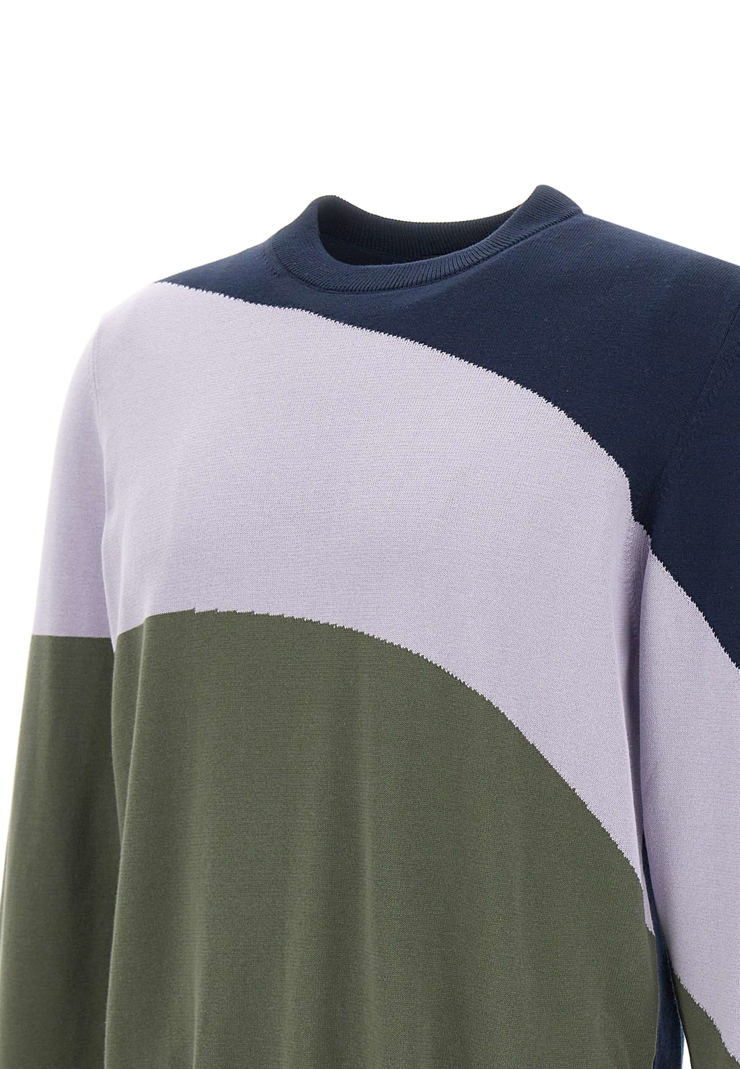 Shop Paul Smith Organic Cotton Sweater In Multicolor