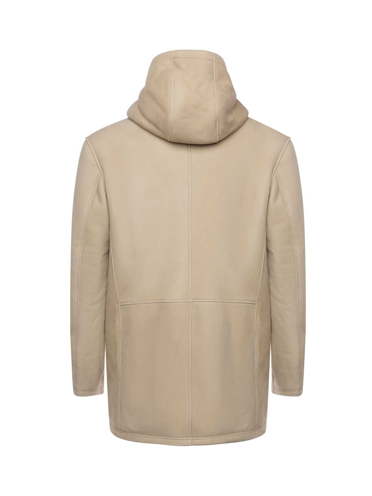 Eleventy Zip-up Hooded Jacket In Neutral