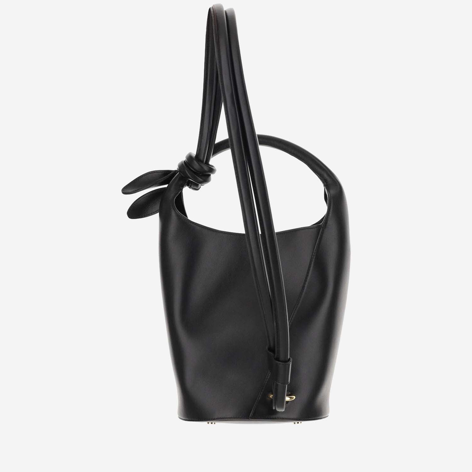 Shop Jacquemus Le Petit Tourni Bag In 990 Black