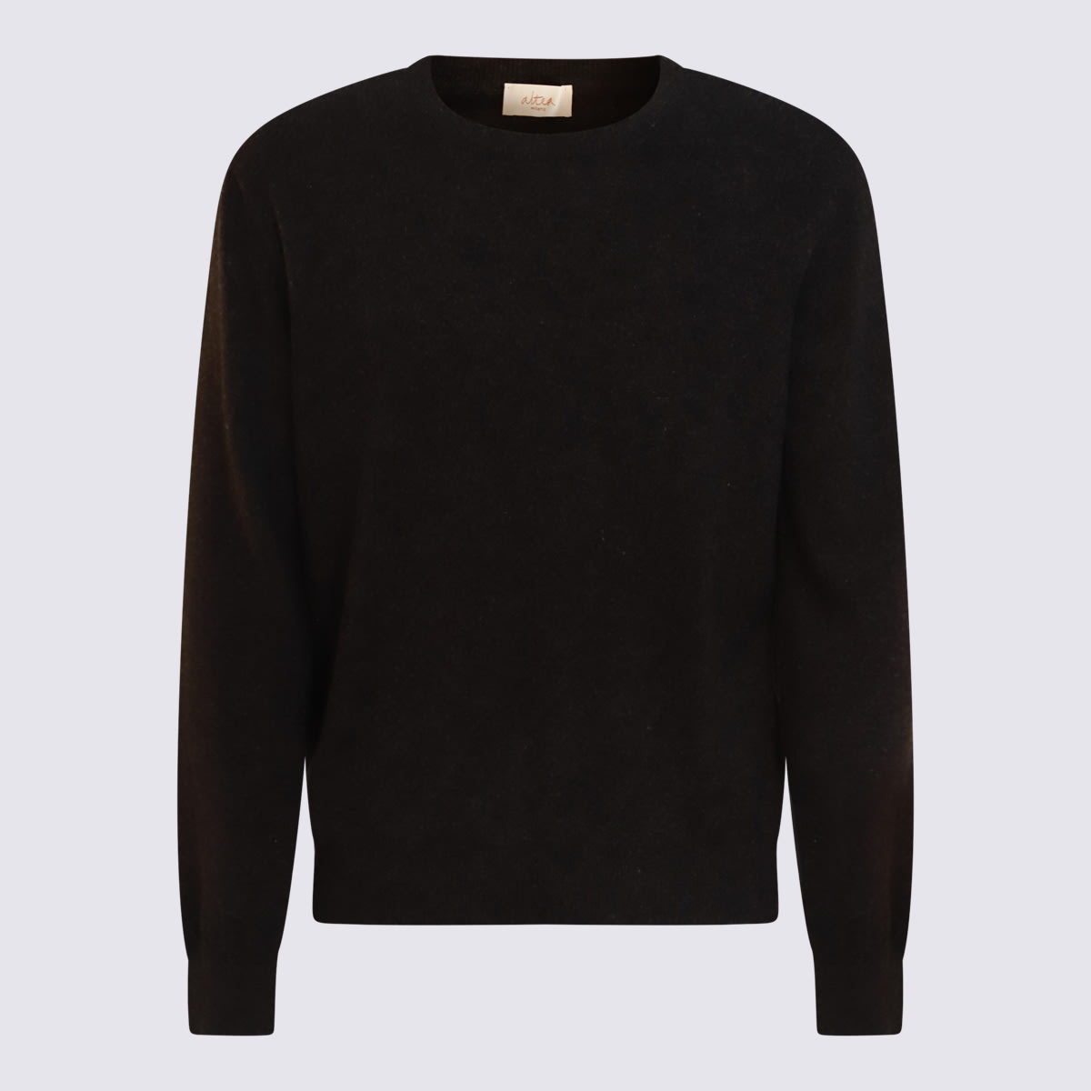 Shop Altea Dark Grey Wool Knitwear