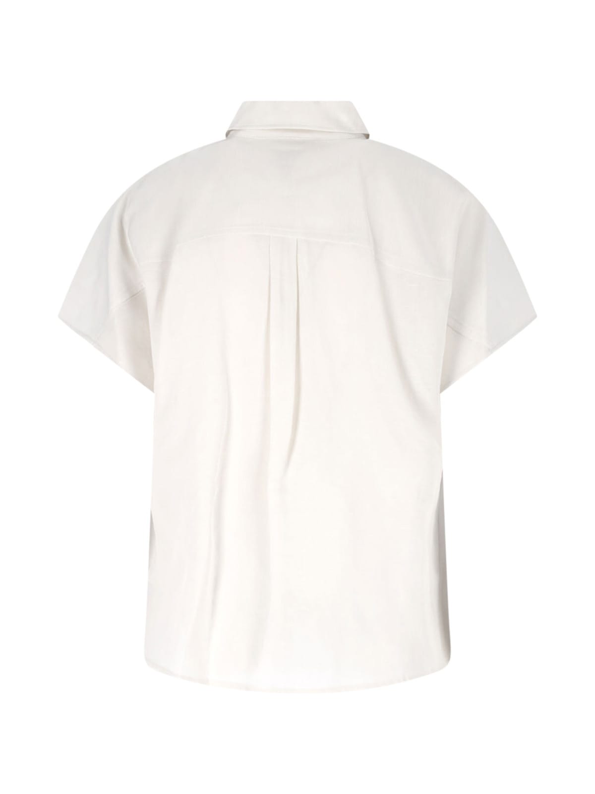 Calvin Klein Chemise À Manches Courtes In White