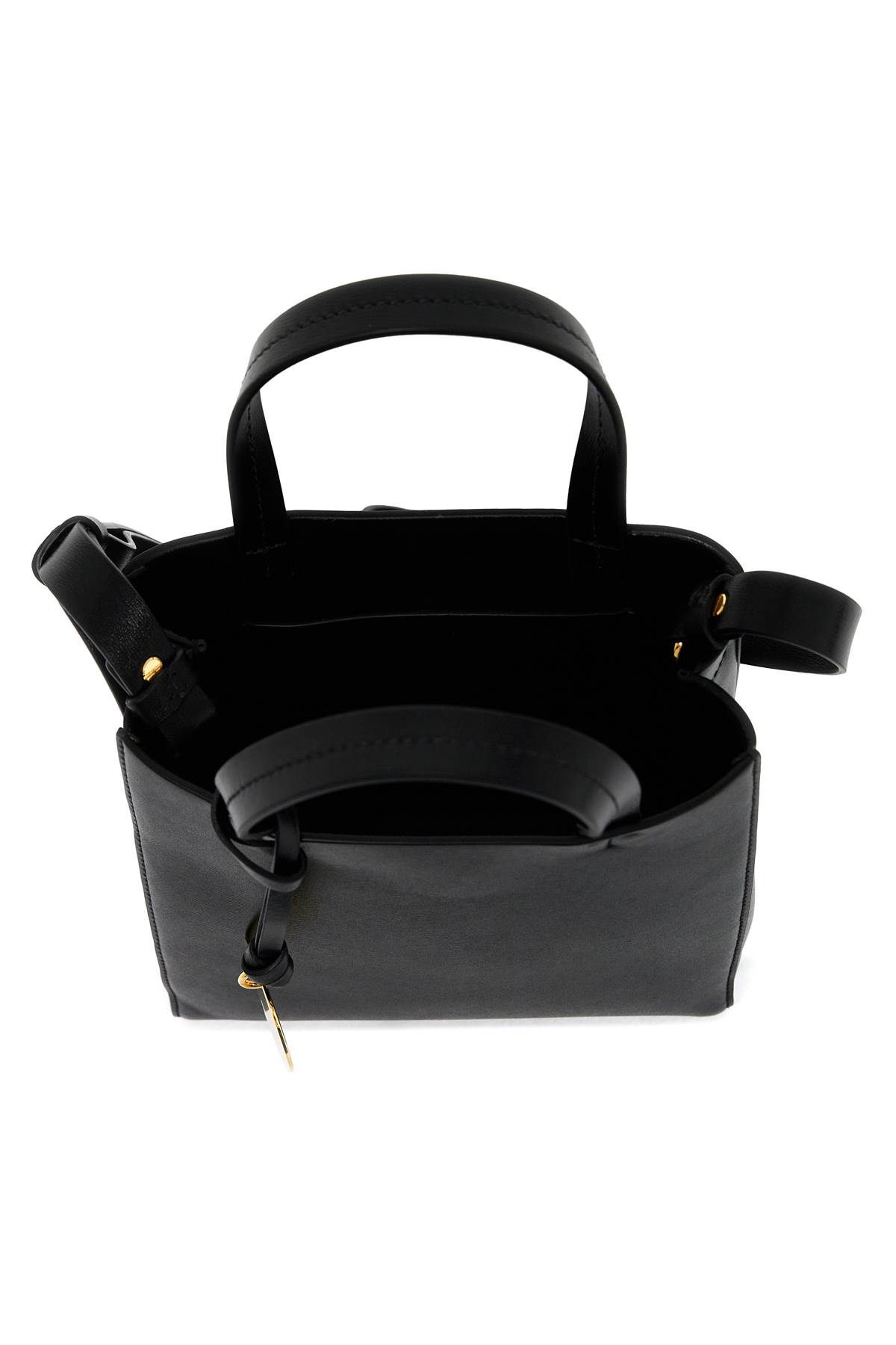 Shop Jil Sander Small Bond Tote Bag In Black (black)