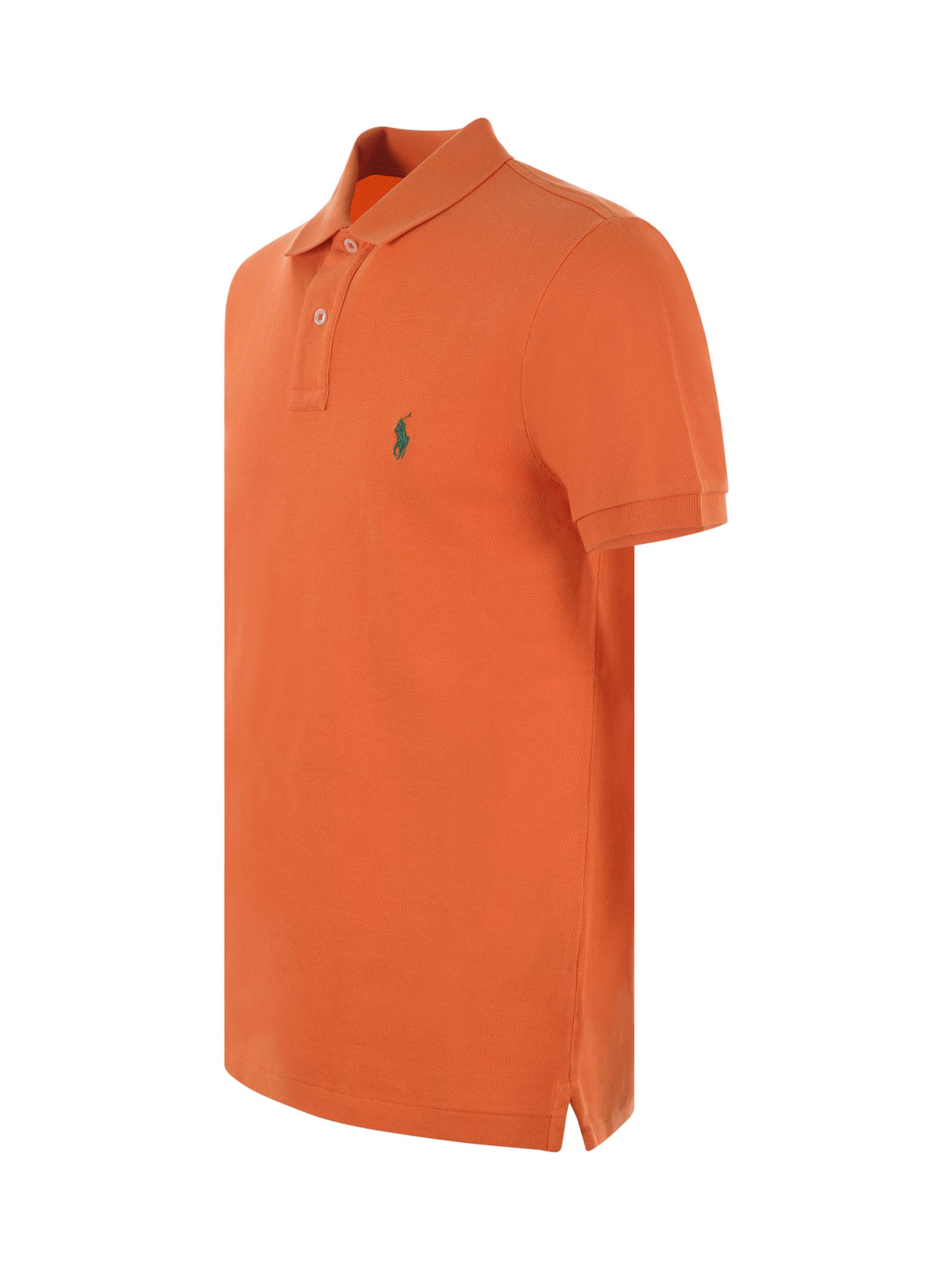 Shop Polo Ralph Lauren Polo Shirt In Arancio
