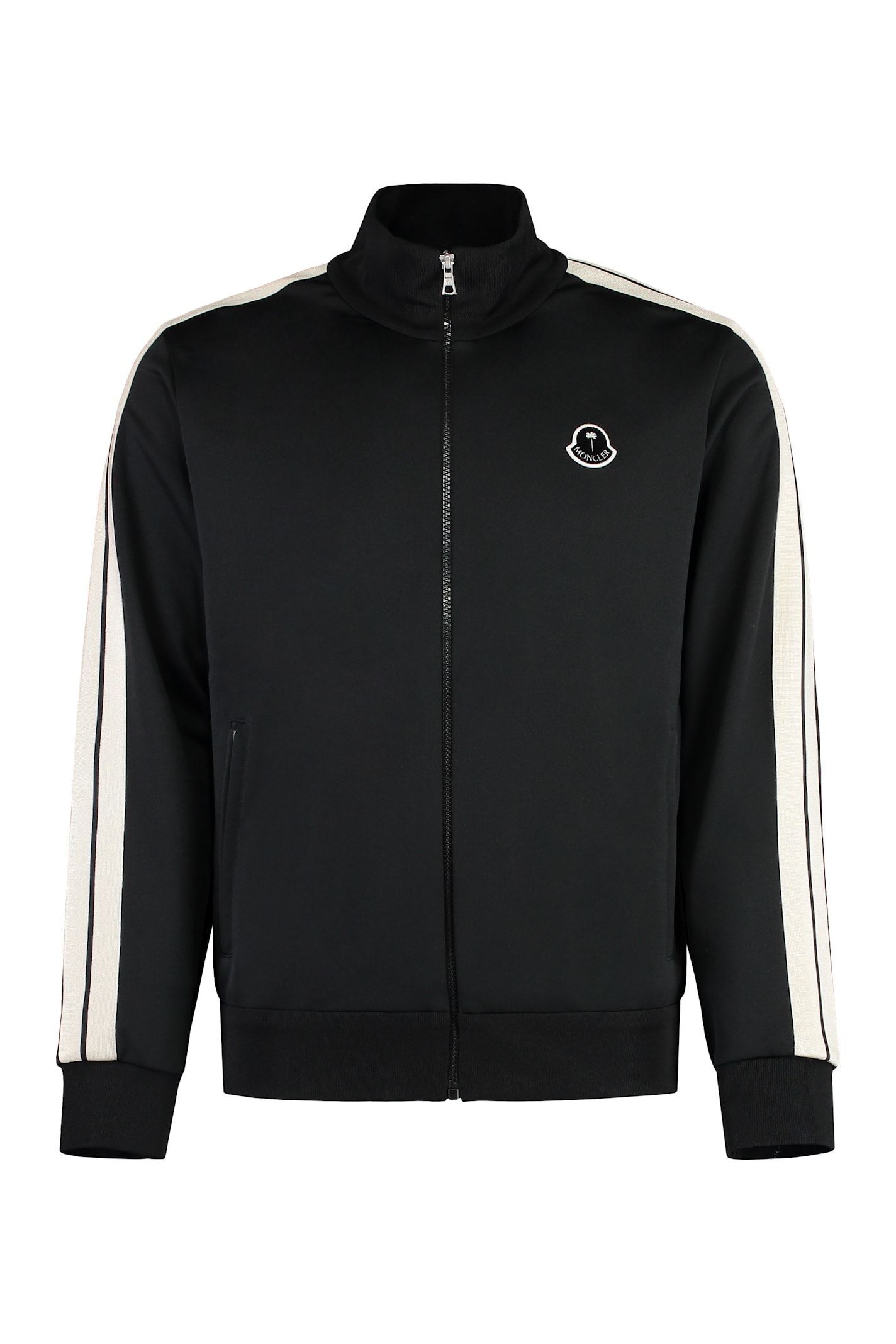 8 Moncler X Palm Angels - Techno Fabric Sweatshirt