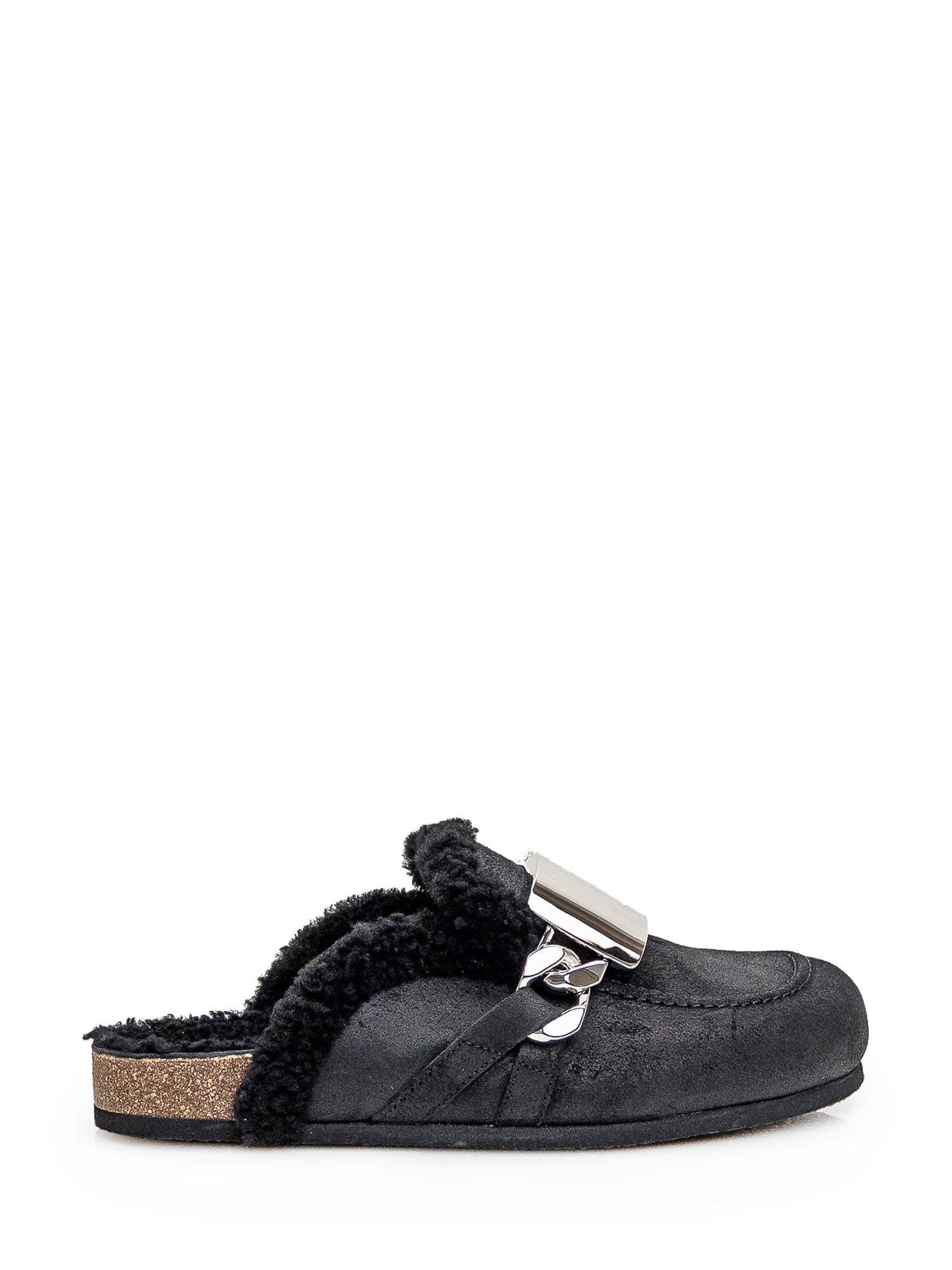 JW ANDERSON MULES SHEARLING