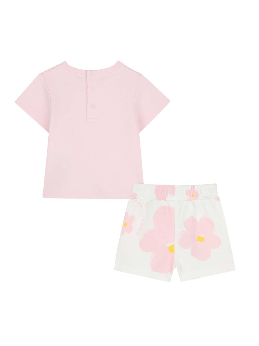 Marc Jacobs T-shrt Set With Bermuda Shorts