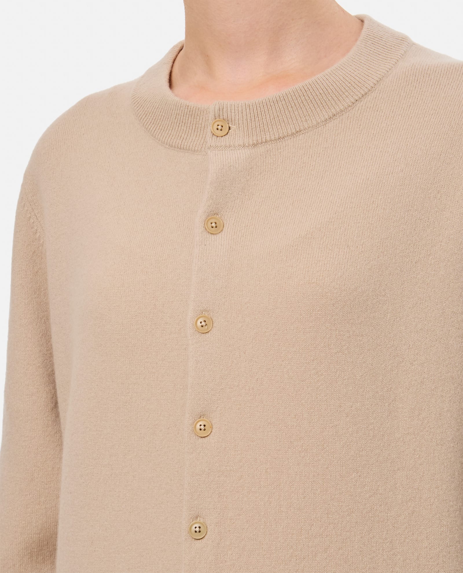 Shop Extreme Cashmere Be Cardi Cashmere Cardigan In Beige