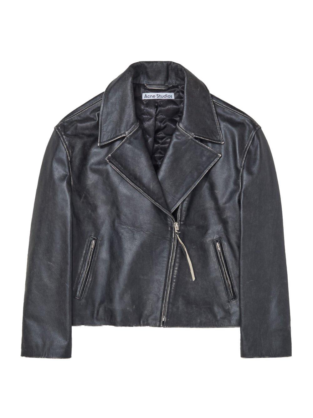 Shop Acne Studios Long Sleeved Zipped Jacket In Black