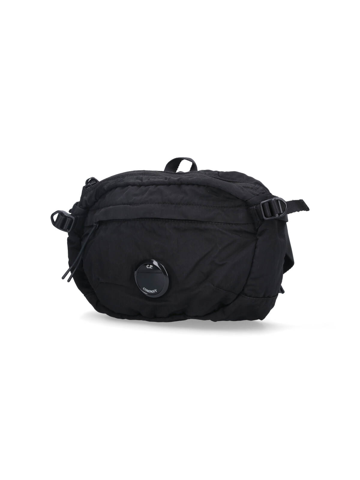 C.p. Company Logo Fanny Pack In Black