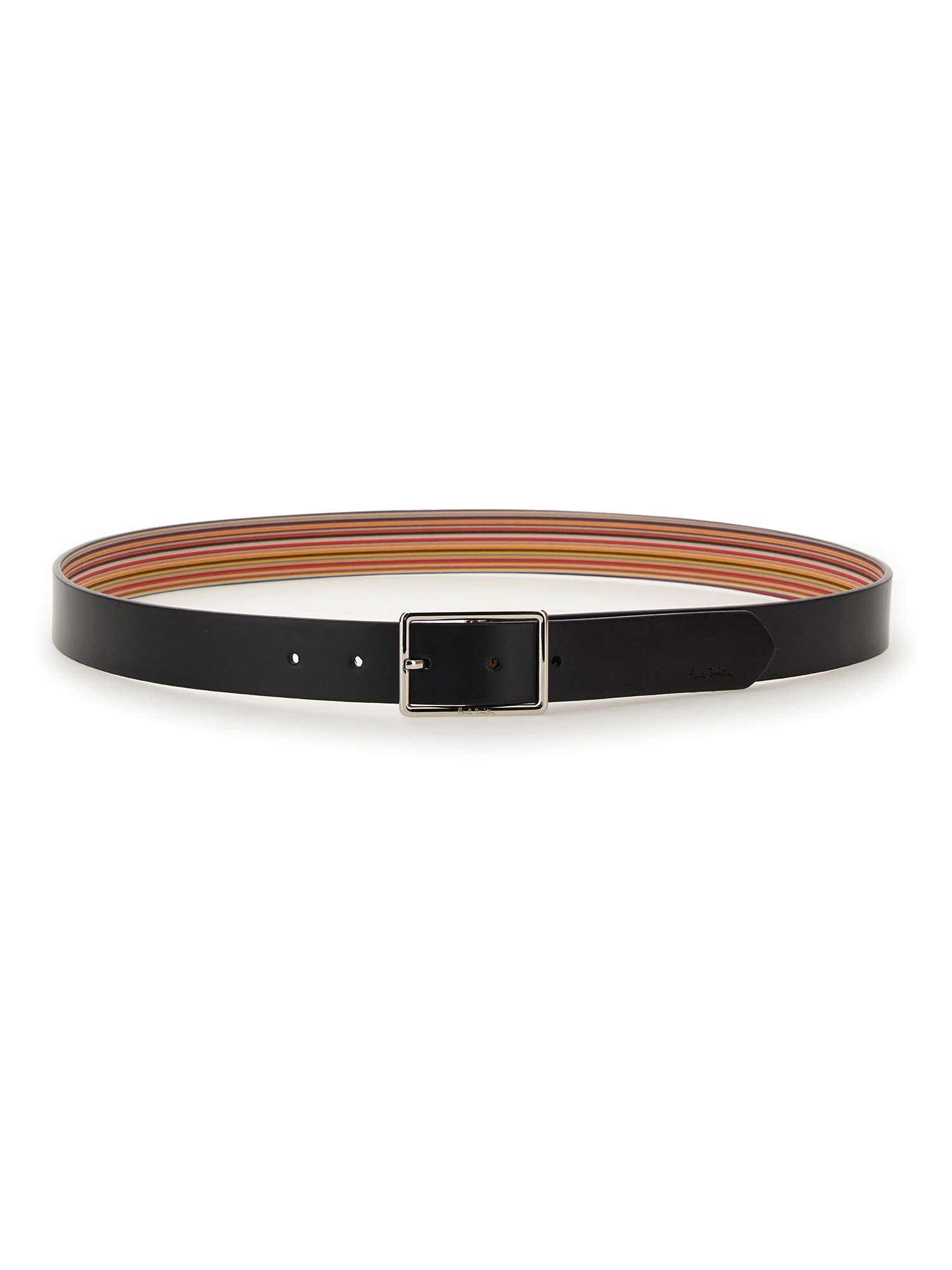 Shop Paul Smith Belt With Buckle In Black