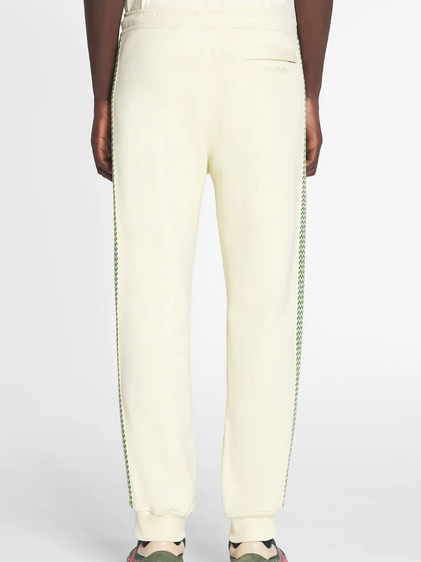 Shop Lanvin Trousers Yellow