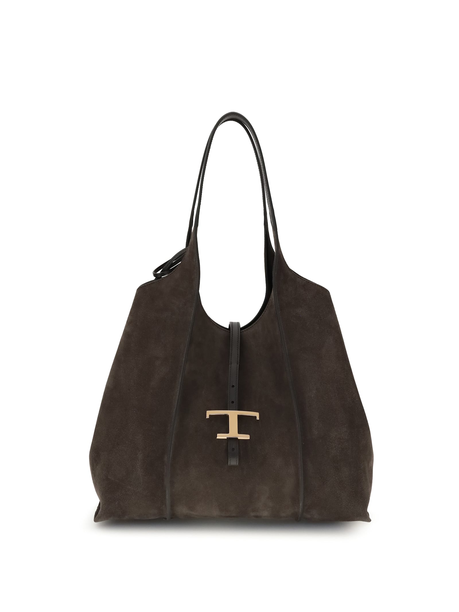 Tod's T Timeless Shopping Bag In Suede Medium