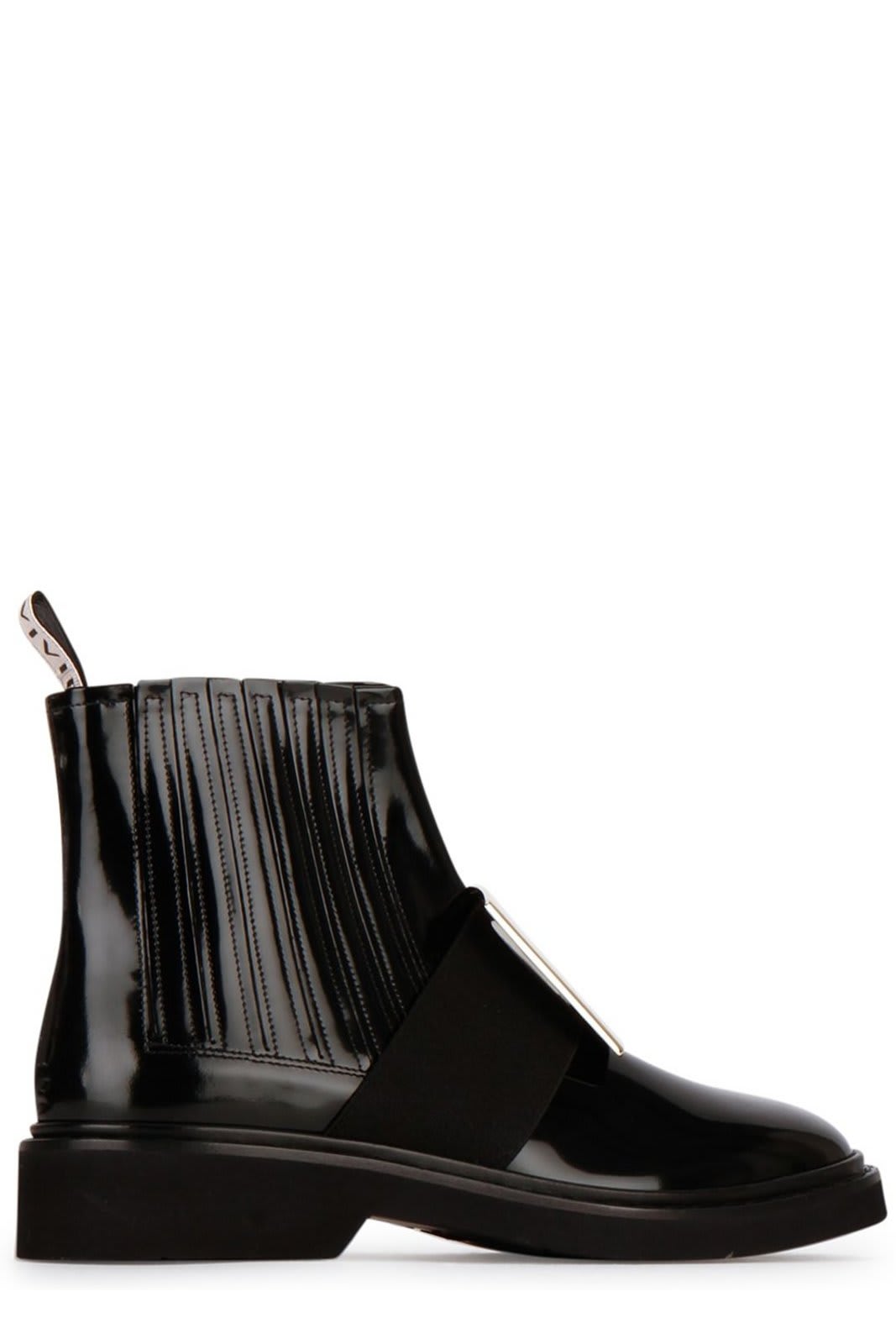 Shop Roger Vivier Viv Rangers Buckle Chelsea Boots