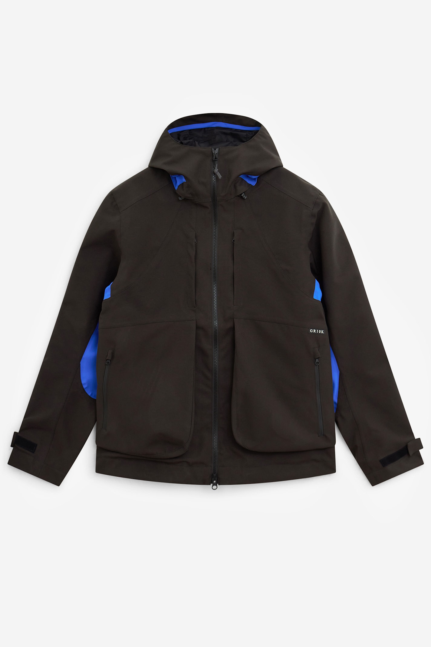 Gr10k Skeleton Shell Jacket In Gray