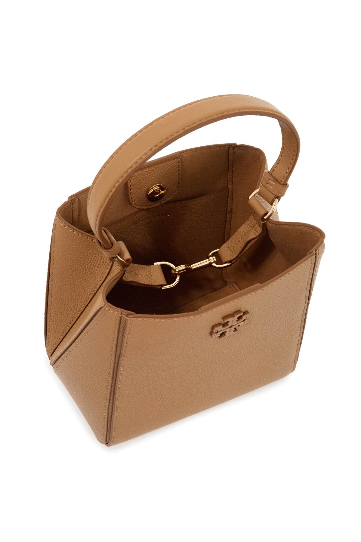 Shop Tory Burch Mcgraw Bucket Bag In Tiramisu (brown)