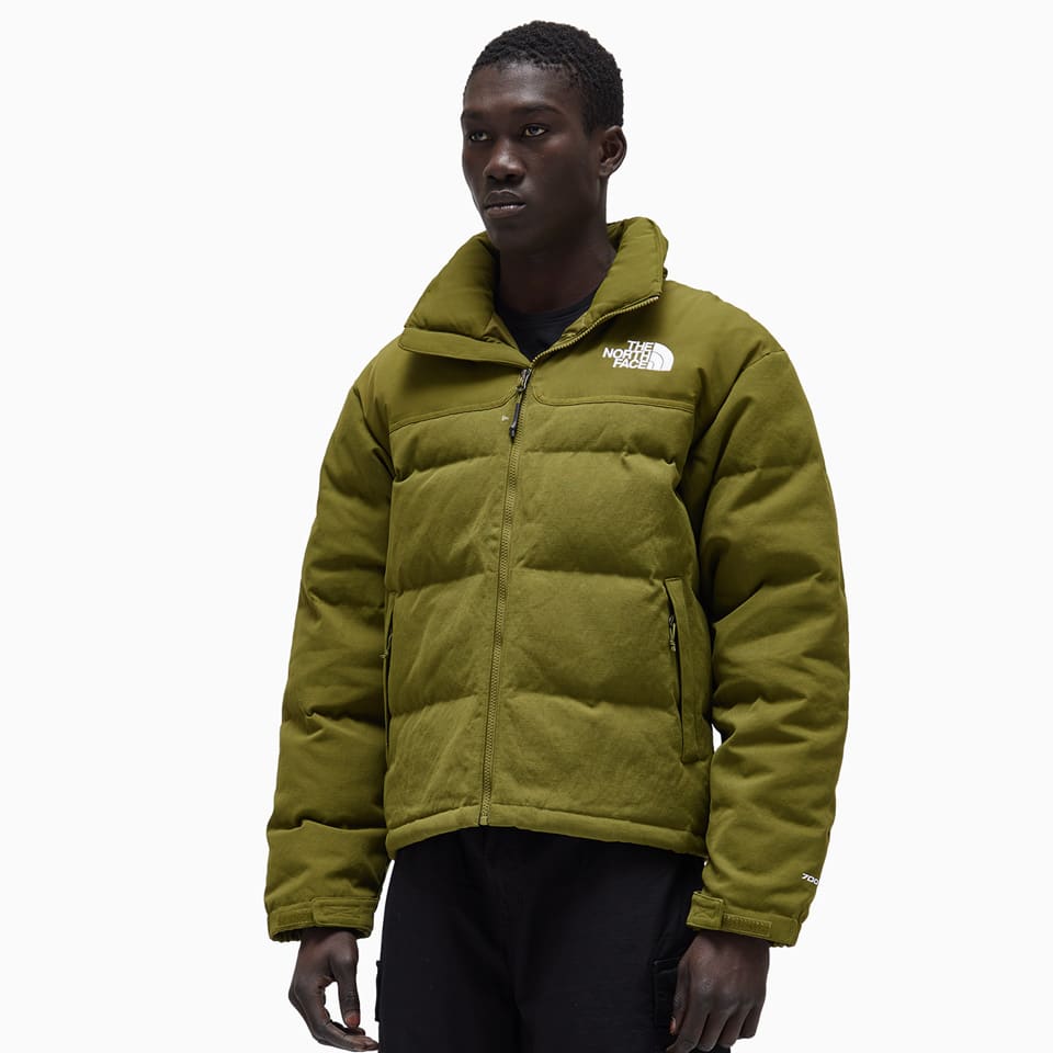 Shop The North Face M 92 Ripstop Nuptse Jacket Forest Olive In Green
