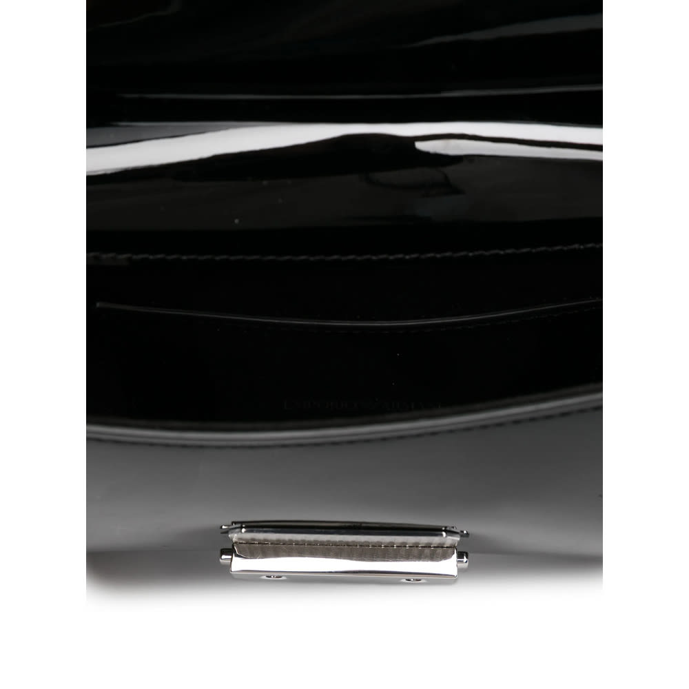 Emporio Armani Black Shoulder Bags In Black