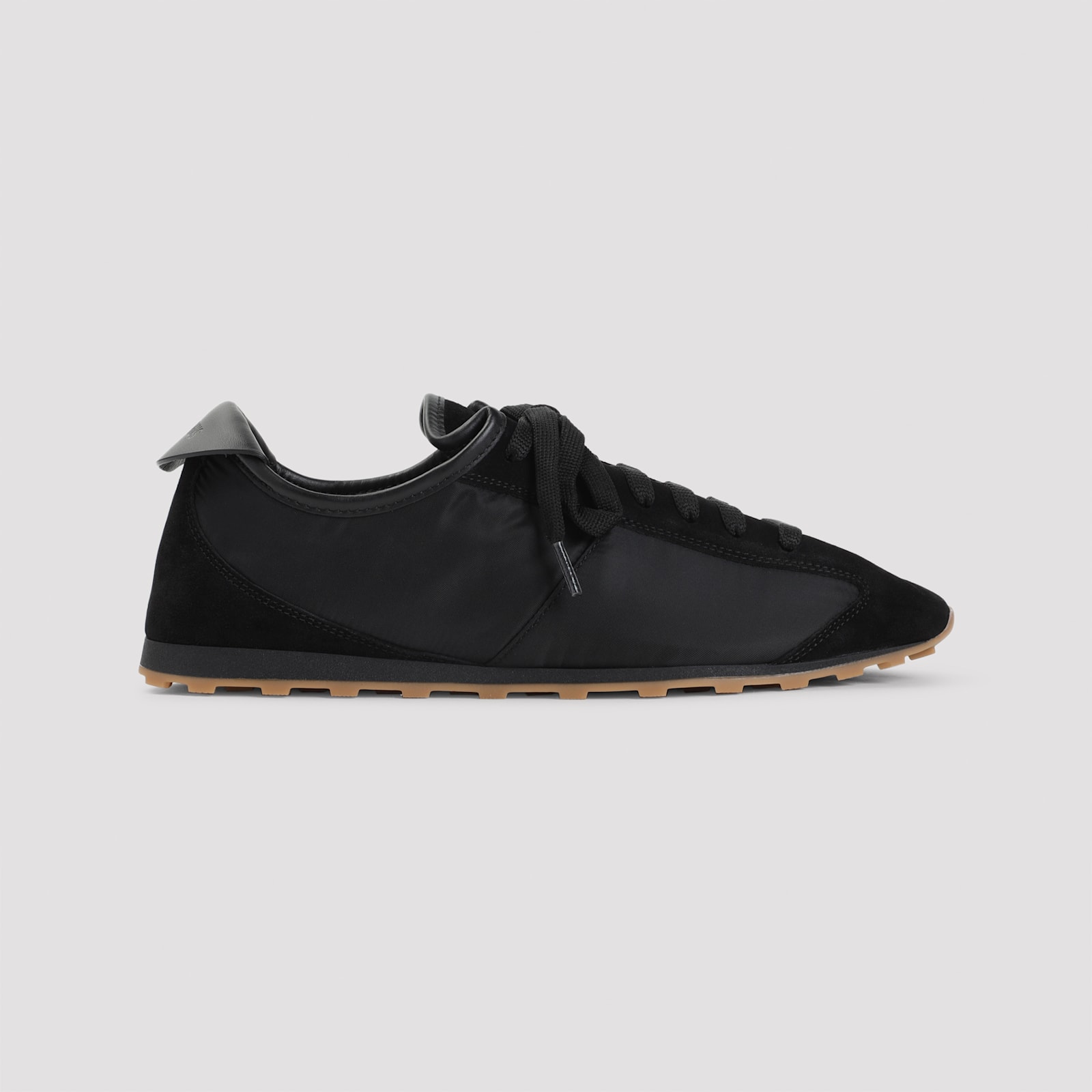 Jacquemus Le Tennis Sneakers In Hydro-treated Suede And Nylon Shoes In Black