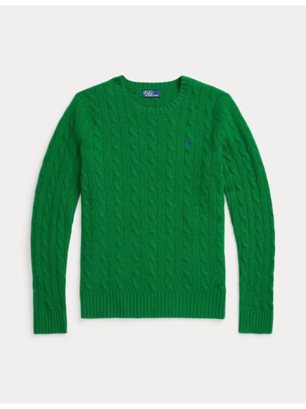 Shop Polo Ralph Lauren Julianna Sweater In Verde