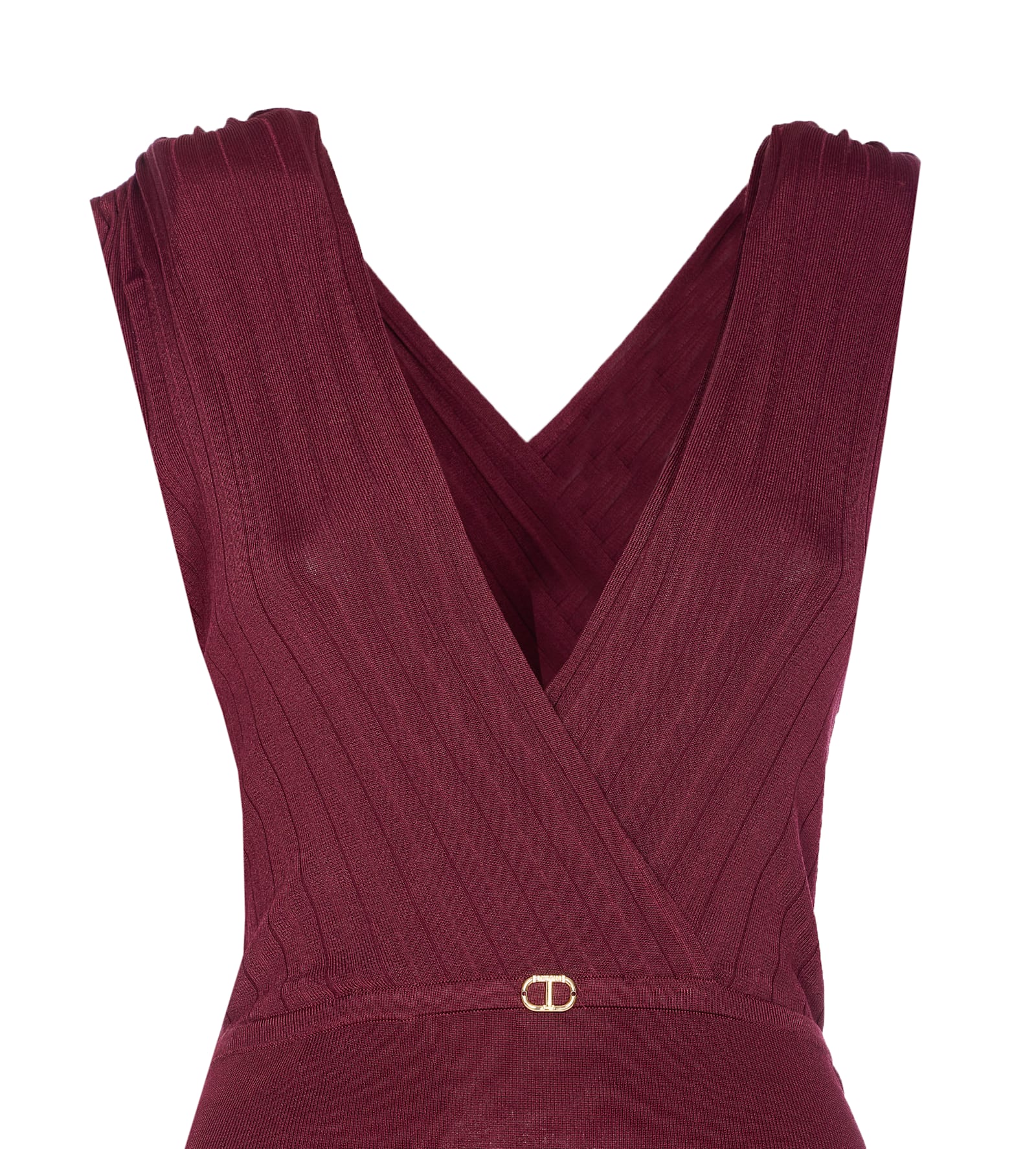 Twinset Logo Body In Brown