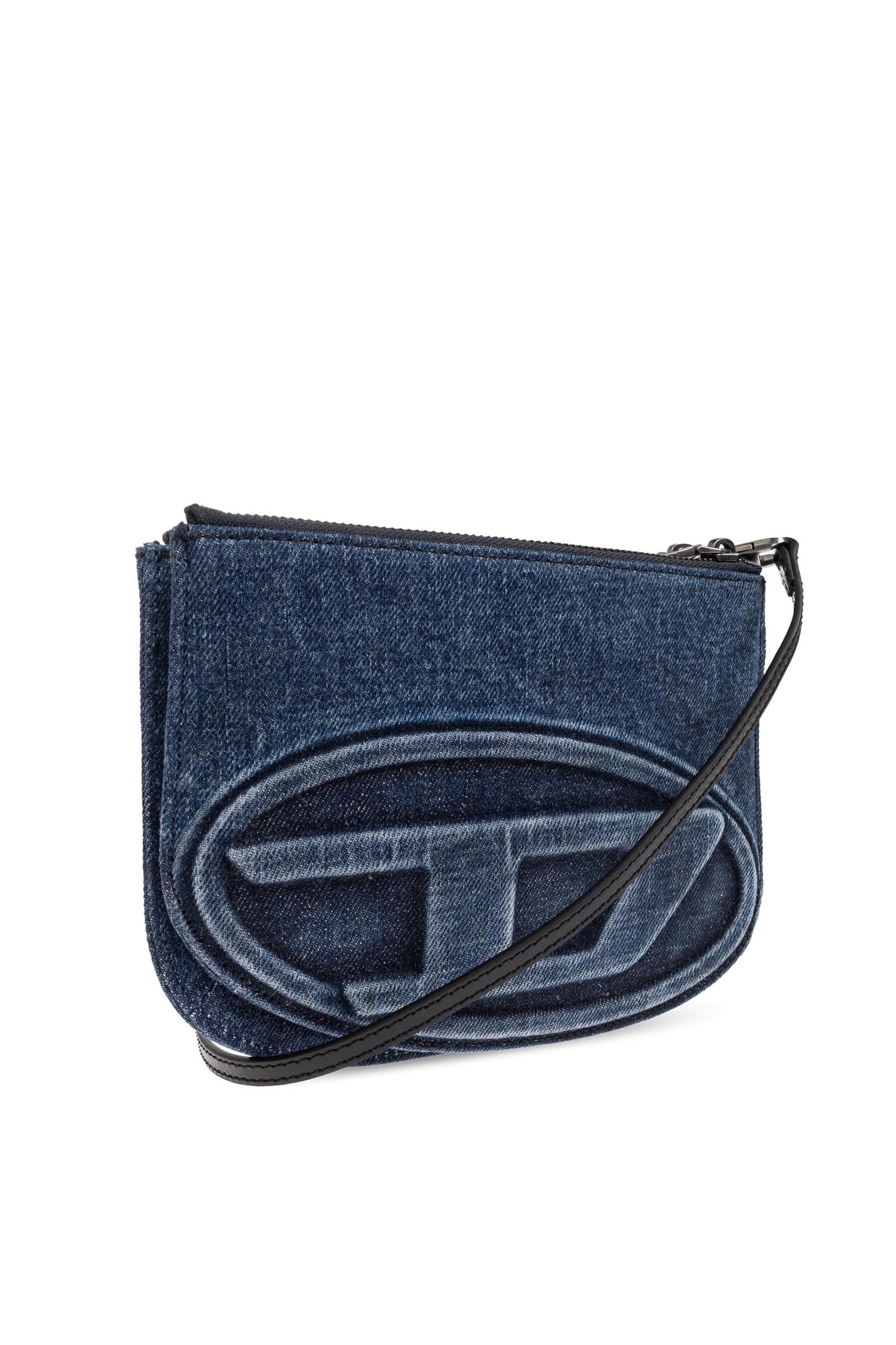 Diesel '1dr Twin' Denim Bag In Blue