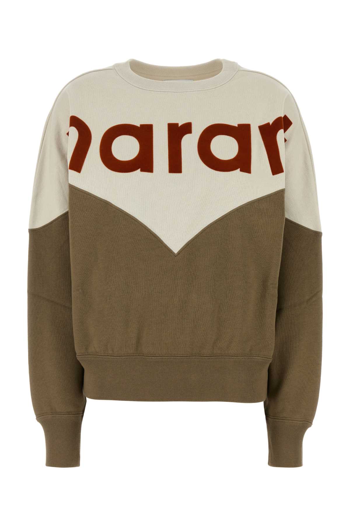 Marant Étoile Two-tone Cotton Blend Houston Sweatshirt