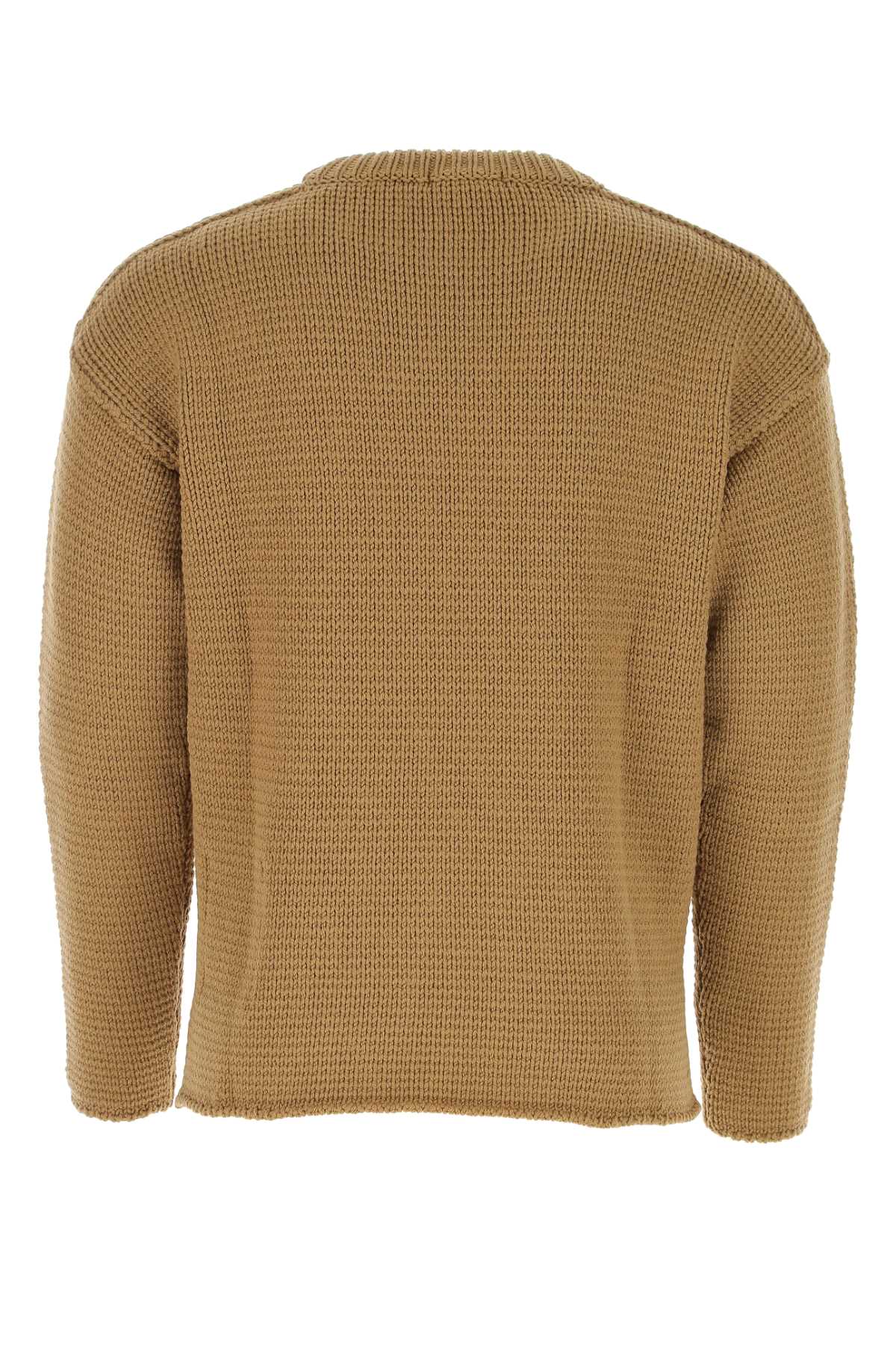Shop Ten C Camel Wool Sweater In 329