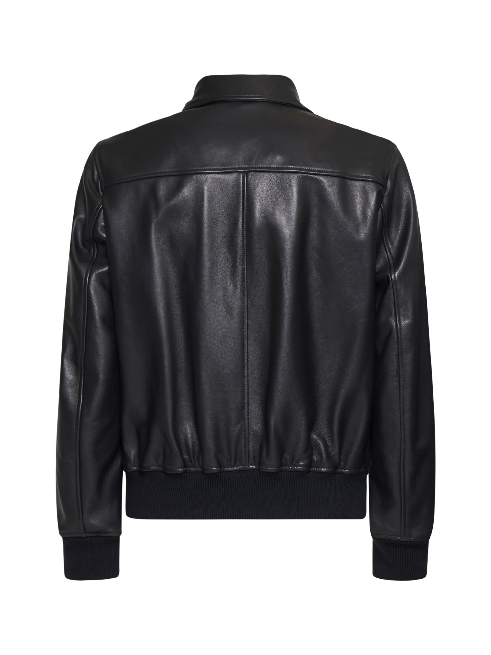 Shop Lardini Jacket In Black