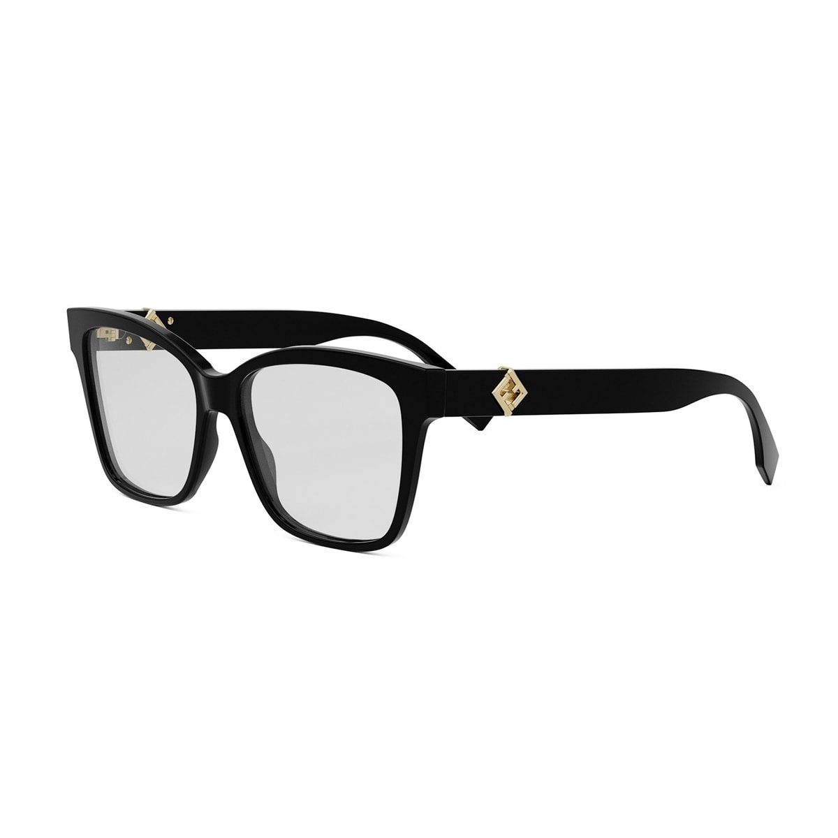 Fendi Fe50117i Ff Diamonds 001 Nero Glasses In Black