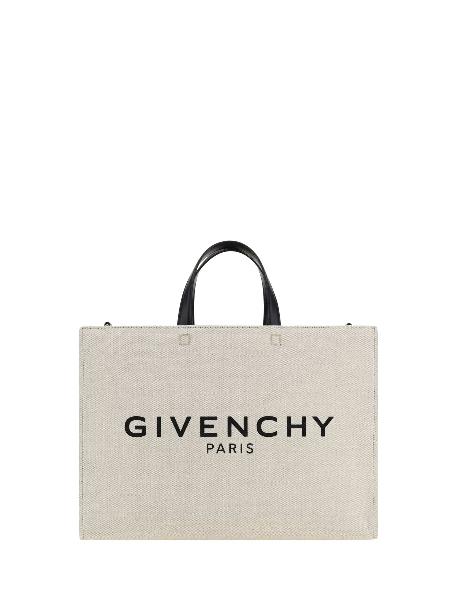Shop Givenchy G-tote Handbag In Beige/black