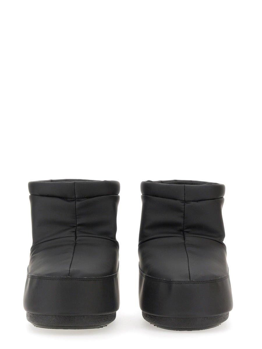 Shop Moon Boot Icon Low Logo Printed Snow Boots In Nero