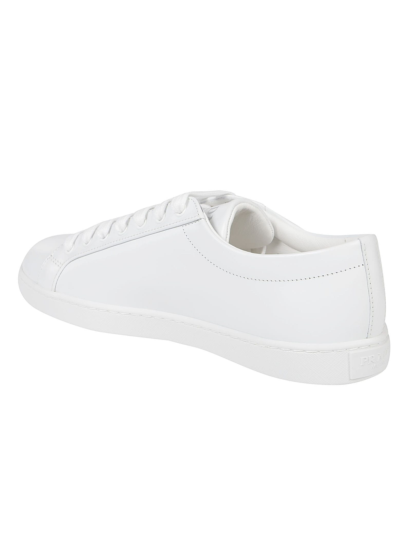 Shop Prada Lane Sneakers In White