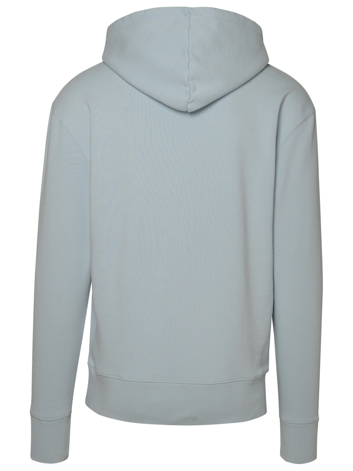 Shop Maison Kitsuné Light Blue Cotton Sweatshirt In Grey