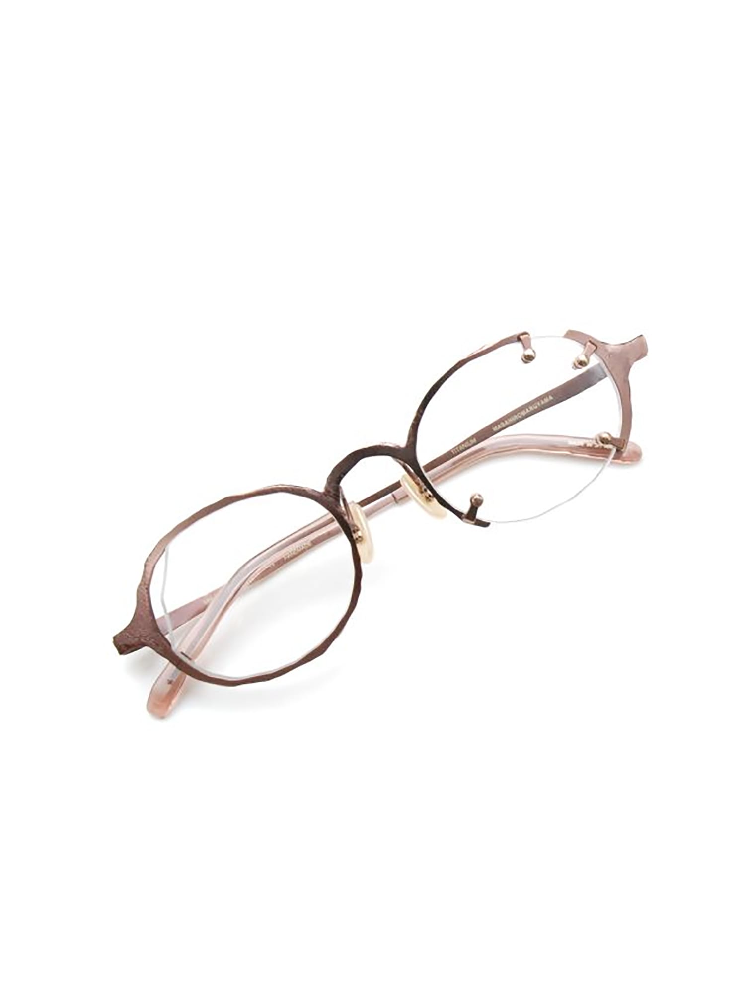 Masahiro Maruyama Mm/0062 No.5 Eyewear In Bronze Brown(vista)